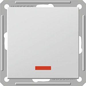  Механизм переключателя перекрестного 1-кл. СП W59 16А IP20 250В 16AX с подсветкой бел. SchE VS716-159-1-86 