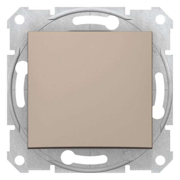  Переключатель перекрестный 1-кл. СП Sedna 10А IP20 (сх. 7) 250В титан SchE SDN0500168 