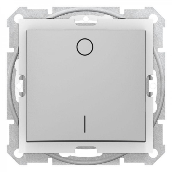  Механизм выключателя 1-кл. 2п СП Sedna 10А IP44 (сх. 2) 250В алюм. SchE SDN0200360 