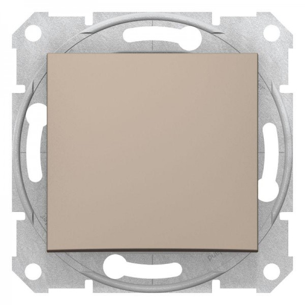  Механизм выключателя 1-кл. СП Sedna 10А IP20 (сх. 1) 250В титан SchE SDN0100168 
