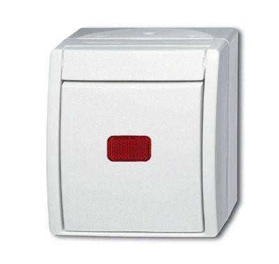  Переключатель контрольный 1-кл. ОП Ocean 10А IP44 альп. бел. ABB 2CKA001085A1622 