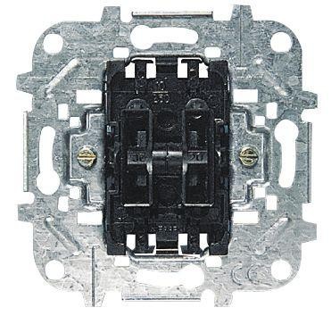  Механизм кнопки + переключатель 2-кл. СП 10А IP20 250В ABB 2CLA814200A1001 