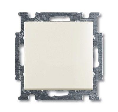  Механизм переключателя 2-кл. 1п СП Basic 55 10А IP20 с клавишей chalet-white ABB 2CKA001012A2191 