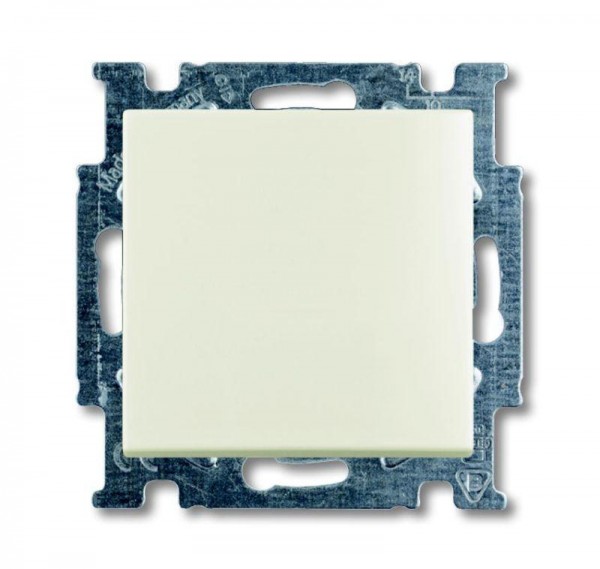  Механизм переключателя 1-кл. 1п СП Basic 55 10А IP20 с клавишей chalet-white ABB 2CKA001012A2189 