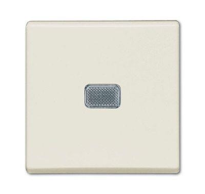  Механизм выключателя 1-кл. 1п СП Basic 55 10А IP20 с клавишей с линзой подсветки с неон. лампой chalet-white ABB 2CKA001012A2185 