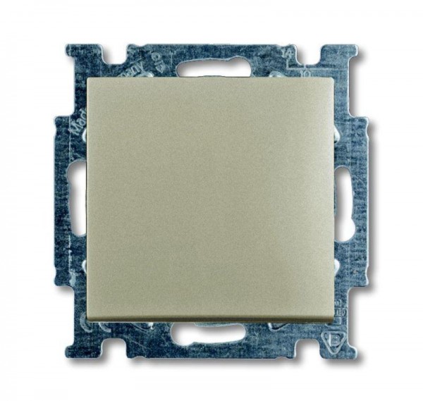  Механизм переключателя перекрестного 1-кл. 1п СП Basic 55 10А IP20 (сх. 7) с клавишей шампань ABB 2CKA001012A2172 