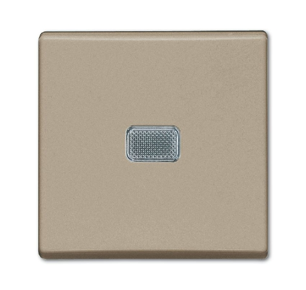  Механизм выключателя 1-кл. 1п СП Basic 55 10А IP20 с клавишей с линзой подсветки с неон. лампой шампань ABB 2CKA001012A2165 