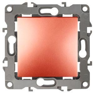  Механизм выключателя 1-кл. СП Эра12 10А IP20 12-1001-14 250В 10AX без м.лапок медь Эра Б0019274 