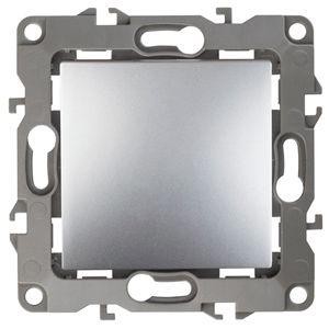  Механизм переключателя 1-кл. СП Эра12 10А IP20 12-1103-03 250В 10AX алюм. Эра Б0014641 