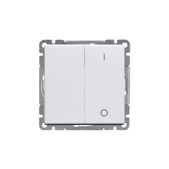  Выключатель 2-кл. 2п СП Impressivo 16А IP20 бел. ABB 2TKA00000404 