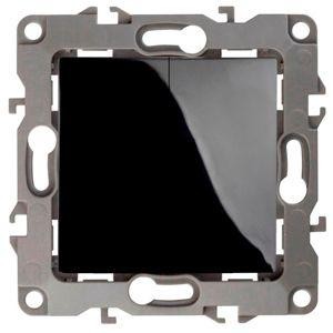  Механизм переключателя 2-кл. СП Эра12 10А IP20 12-1106-06 250В 10AX черн. Эра Б0014668 
