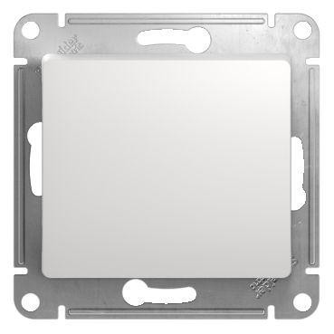  Механизм кнопки нажимного 1-кл. СП Glossa 10А IP20 (сх. 1) 10AX бел. SchE GSL000115 
