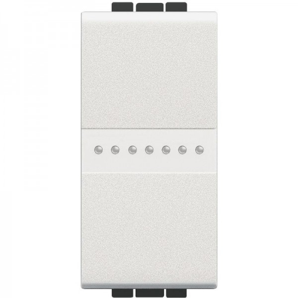  Переключатель промежуточный 1-кл. 1мод. СП LivingLight 16А IP20 Axial авт. клеммы бел. Leg BTC N4054 