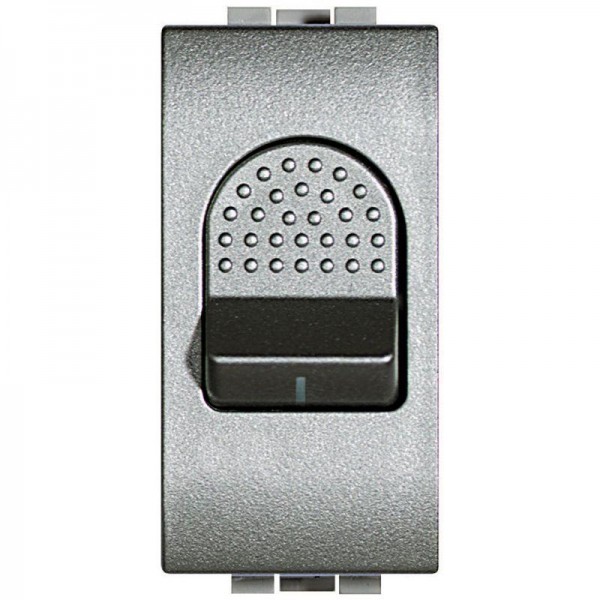  Выключатель 1-кл. 2п 1мод. СП LivingLight 32А IP20 127/250В алюм. Leg BTC NT4011 