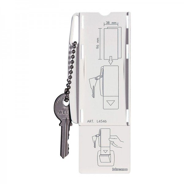  Карточка LivingLight IP2X для выключателя L4545 антрацит Leg BTC L4546 