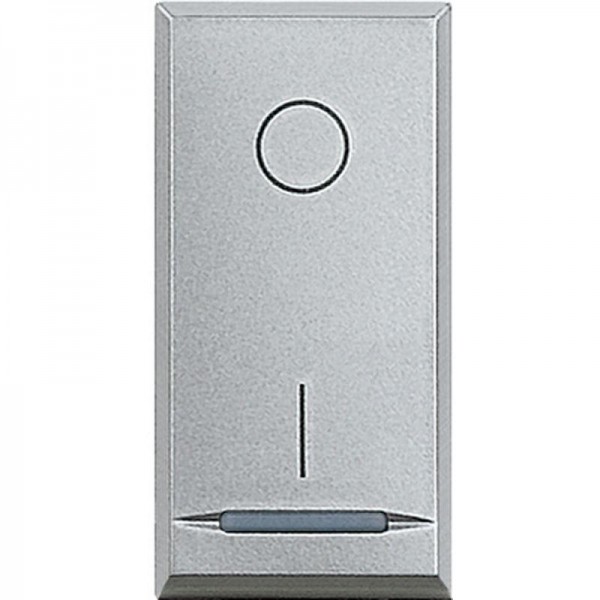  Выключатель 1-кл. 2п 1мод. СП Axolute 16А IP2X 250В 20AX алюм. Leg BTC HC4002 