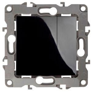  Механизм выключателя 3-кл. СП Эра12 10А IP20 12-1107-06 250В 10AX черн. Эра Б0014674 