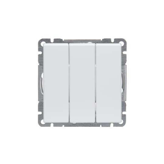  Выключатель 3-кл. ОП Impressivo 16А IP20 бел. ABB 2TKA00000410 