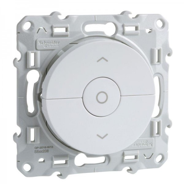  Механизм выключателя жалюзи 3-кл. СП Odace 6А IP21 3 позиц. бел. SchE S52R208 