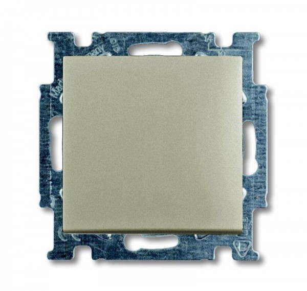  Механизм выключателя 1-кл. 1п СП Basic 55 10А IP20 с клавишей шампань ABB 2CKA001012A2164 