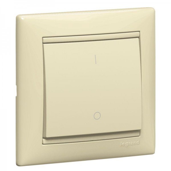  Механизм выключателя 1-кл. 2п СП Valena 16А IP31 250В сл. кость Leg 774104 