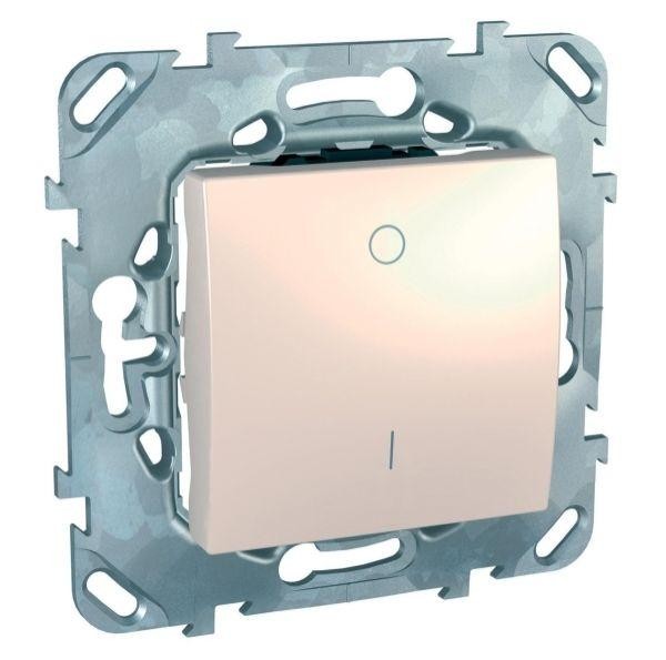  Механизм выключателя 1-кл. 2п СП Unica 16А IP20 (сх. 2) беж. SchE MGU5.262.25ZD 