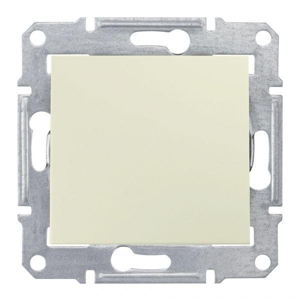  Механизм переключателя на 2 направления 1-кл. СП Sedna 10А IP44 (сх. 6) 250В беж. SchE SDN0400547 