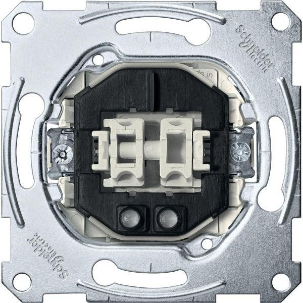  Механизм выключателя 2-кл. СП Merten Antique 10А IP20 с подсветкой SchE MTN3135-0000 