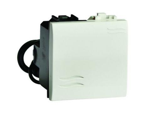 Механизм переключателя 1-кл. 2мод. Brava 16А IP20 с подсветкой сл. кость DKC 75012SL 
