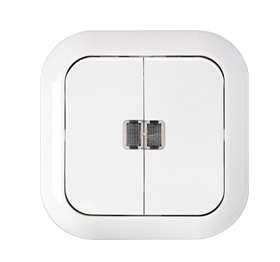  Выключатель 2-кл. СП 10А IP44 бел. БЕЛТИЗ С5 10-819 