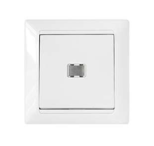  Выключатель 1-кл. СП 10А IP20 с подсветкой бел. БЕЛТИЗ С1 10-813 