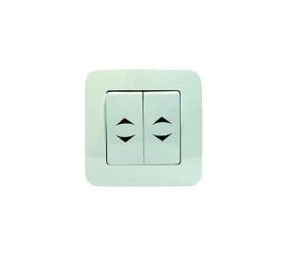  Выключатель проходной 2-кл. СП Lillium N 10А IP20 крем. Makel 55226 