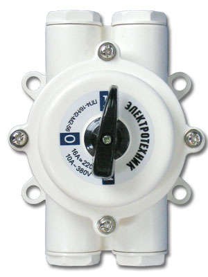  Переключатель пакетный 10А IP56 ПП4-16/Н2 М2 пластик Электротехник ET002373 