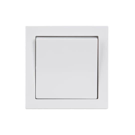  Переключатель 1-кл. 2мод. СП Impressivo 16А IP44 250В бел. ABB 2TKA000200G1 