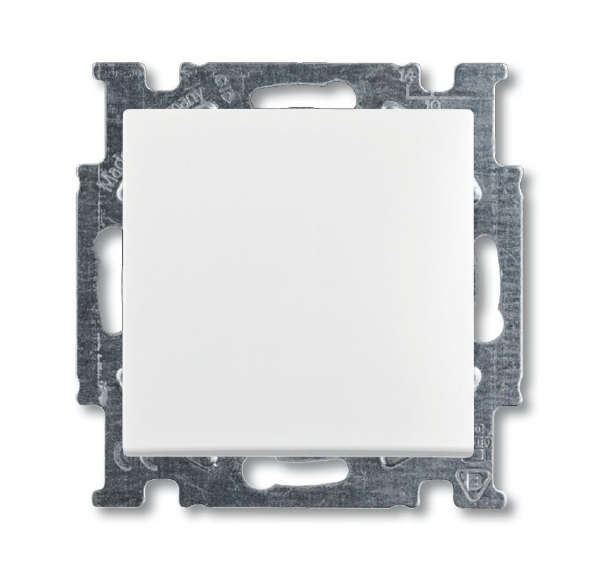  Механизм выключателя 1-кл. 1п СП Basic 55 10А IP20 с клавишей альп. бел. ABB 2CKA001012A2139 