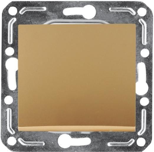  Механизм выключателя 1-кл. СП 10А IP20 V01-16-V11-М зол. Volsten 10048 