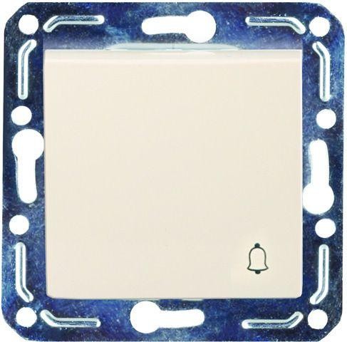  Механизм выключателя кнопочного 1-кл. СП 10А IP20 V01-12-Z11-М крем. Volsten 9031 