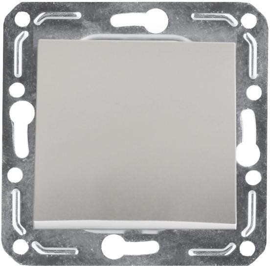  Механизм выключателя 1-кл. СП 10А IP20 V01-15-V11-М серебр. Volsten 10026 