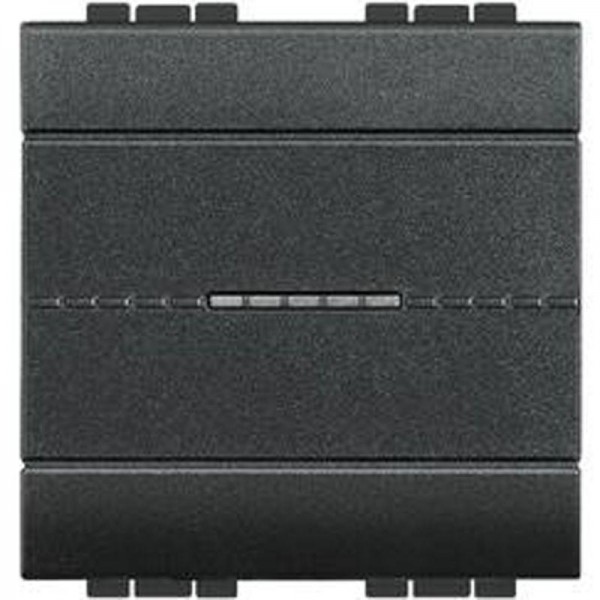  Переключатель аксиальный 1-кл. 2мод. СП LivingLight 10А IP20 250В авт. клеммы антрацит Leg BTC L4053M2AN 