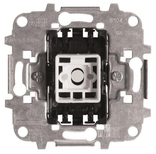  Механизм переключателя 1-кл. СП 10А IP20 250В ABB 2CLA810200A1001 