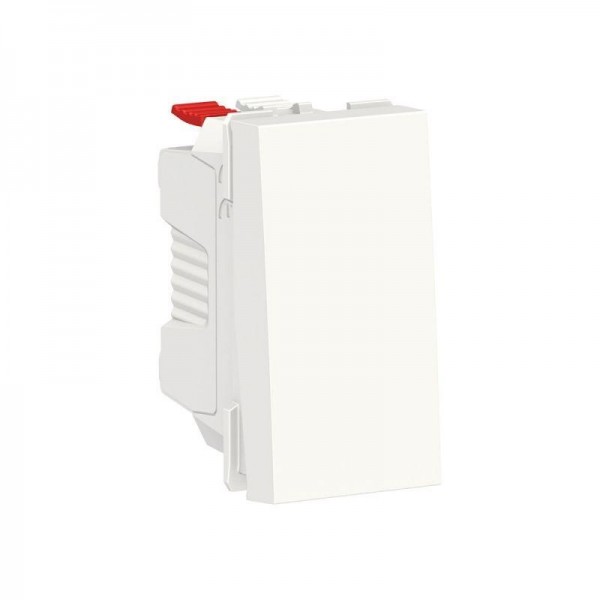  Переключатель 1-кл. 1мод. СП Unica Modular IP21 (сх. 6) 250В 10AX бел. SchE NU310318 