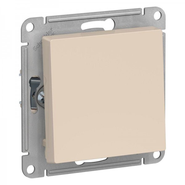  Механизм выключателя 1-кл. СП AtlasDesign 10А IP20 (сх. 1) 10AX с самовозвратом беж. SchE ATN000215 
