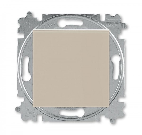  Переключатель 1-кл. СП Levit IP20 кофе макиато/бел. ABB 2CHH590645A6018 