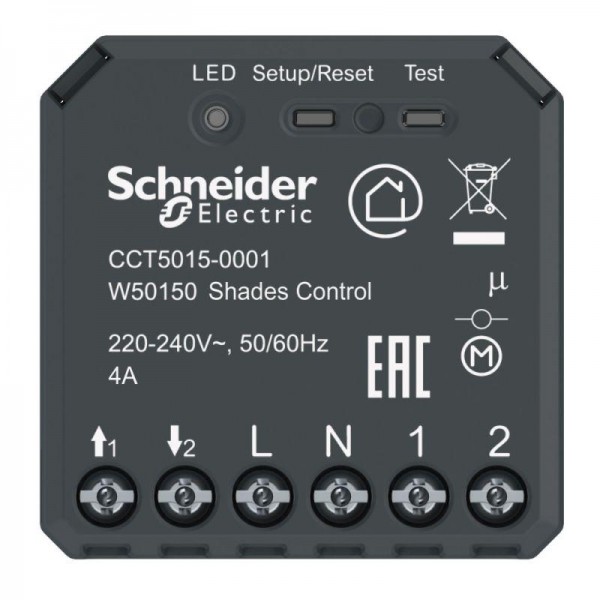  Микромодуль Wiser управление жалюзи 16А 500В.А deep CE60 SchE CCT5015-0001 