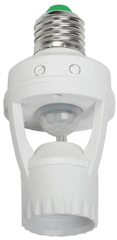  Датчик движения ДД 045 E27 60Вт угол обз. 360град. 6м IP20 бел. ИЭК LDD10-045-60-001 