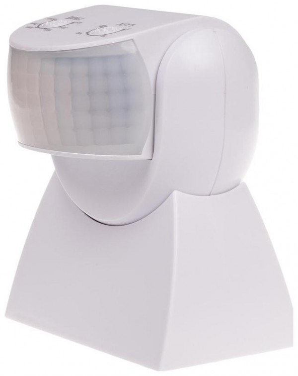  Датчик движения инфракрасный DR-04W (бел. макс. дальность 12м 60град.х180град. монтаж на плоскость 230В АС 5А 1NO IP65) F&F EA01.007.011 
