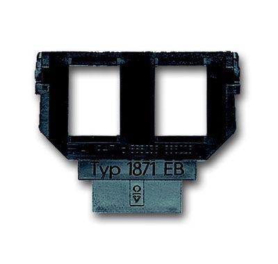  Суппорт (цоколь) для 2-х разъемов AMP кат. 3 (6 или 8 пол.) ABB 2CKA001764A0273 