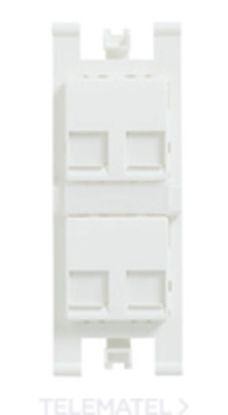  Суппорт для 4-х информационных разъемов типа Keystone и AT&T ABB 2CLA101840T1001 