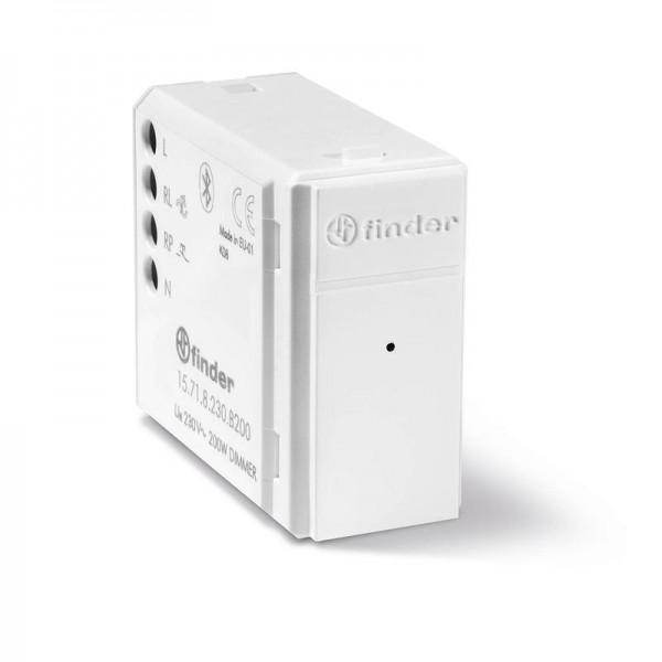  Диммер электронный 200Вт 230В AC монтаж в коробки BLE Yesly бел. FINDER 15718230В200 