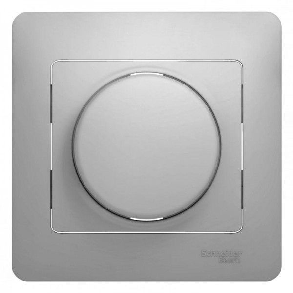 Светорегулятор (диммер) Glossa LED RC 630Вт/В.А в сборе алюм. SchE GSL000337 